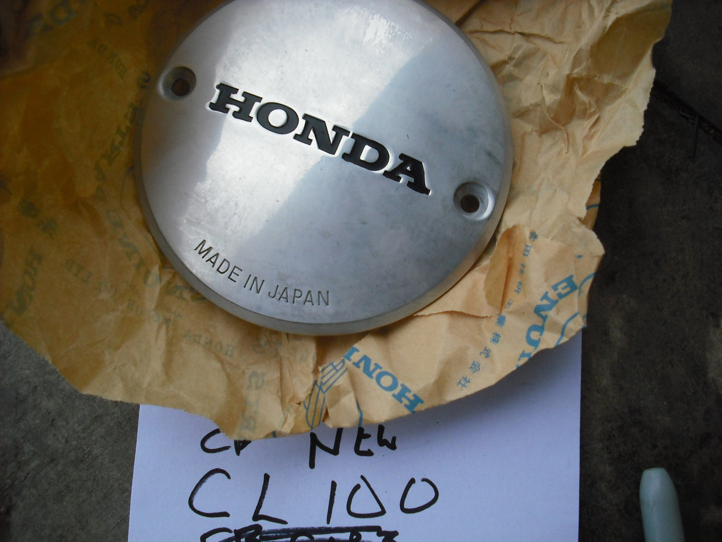 Honda CB100 CL100 NOS New Stator Cover 3192