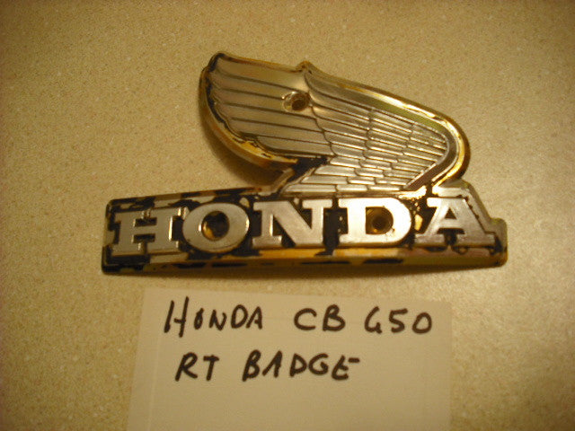 Sold Honda  CB650 Right Gas Tank Badge