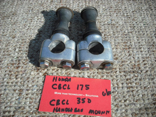 Honda CB CL175 CB CL350 Handlebar Mount Pair 3206