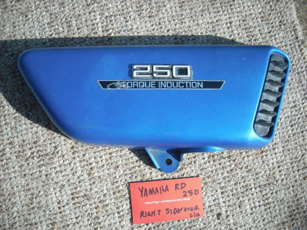 Yamaha RD250 Right Blue Sidecover