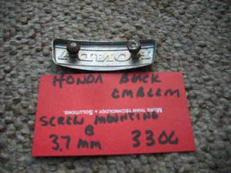 Honda Dream CA95 CA160 Emblem Black Chrome sku 3306