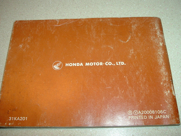 Honda XR200 1982 Manual 1265