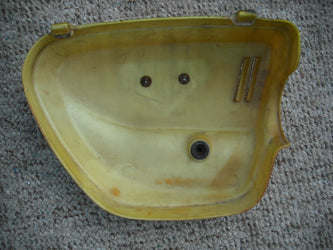 Honda CL350 Candy Panther Gold Left Sidecover