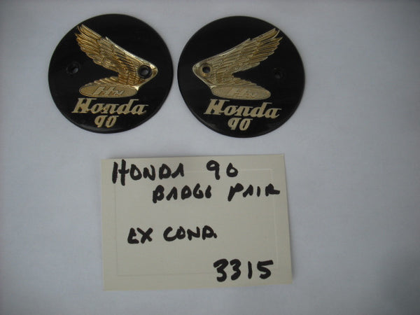 Honda 90 badge pair