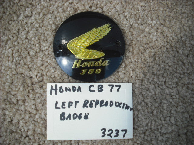 Honda CB77 305 Superhawk  New Left Badge 3237