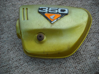 Honda CL350 Candy Panther Gold Left Sidecover