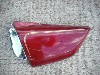 Suzuki GS300L  sidecover red  NOS New Suzuki part 47210-11900-10S   sku 3258