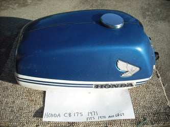 Honda CB175 Blue Gas Tank