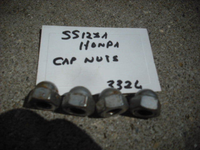 Honda SS125A Chrome Cap Nuts