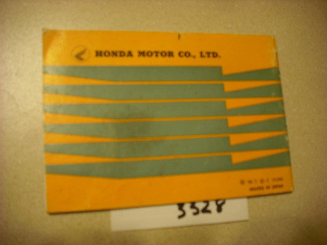 Honda CL160 Manual sku 3328
