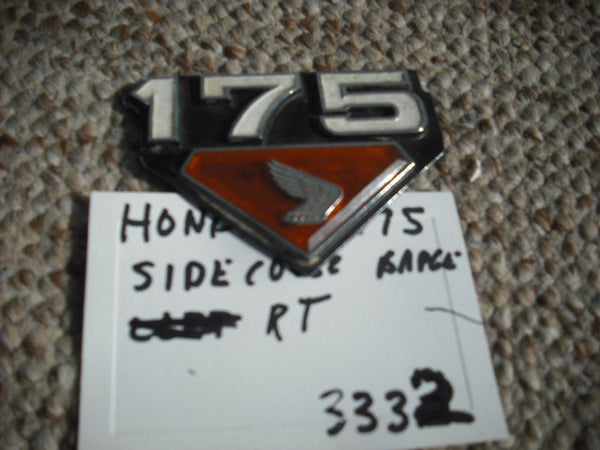 Honda CB175 CL175  right sidecover badge