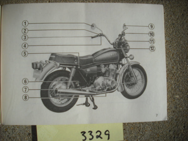 Honda CB750A Owners Manual 1977 Automatic 3329