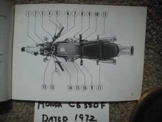 Honda CB350F Manual 3240