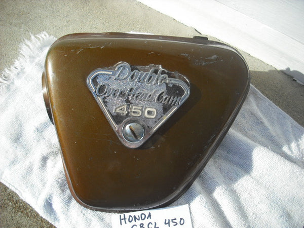 Honda CB450 CB450 sidecover left Candy Garnet Brown 3392