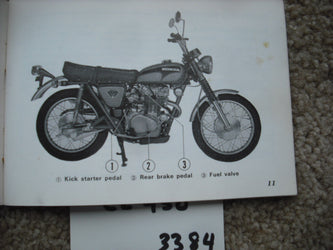 Honda CL450K4 1971 Owners Manual