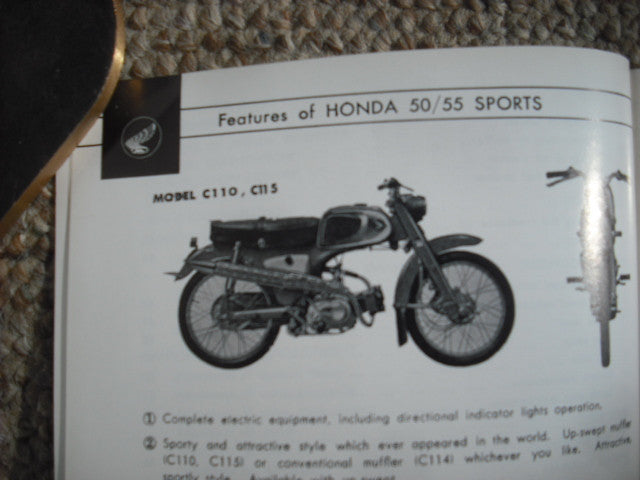 Honda Sport 50 C110 C114, C115 NOS New Manual 3450
