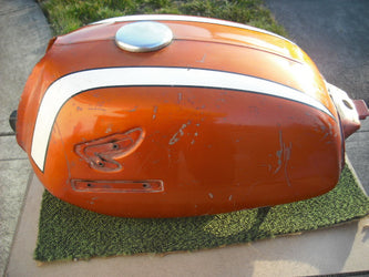 Sold Honda CL175K3 Orange Gas Tank