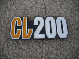 Honda CL200 Sidecover Badge