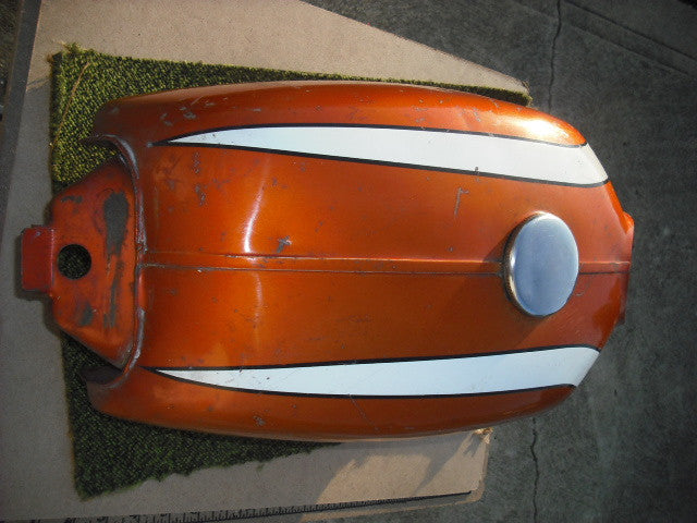 Sold Honda CL175K3 Orange Gas Tank
