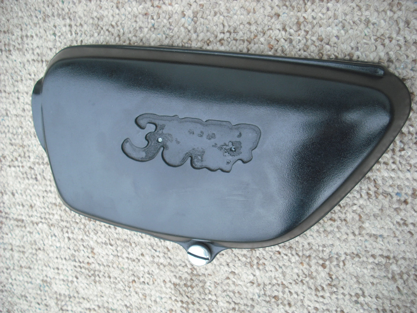 Honda CB350F 350 Four Sidecover  Glory Blue Black 1595