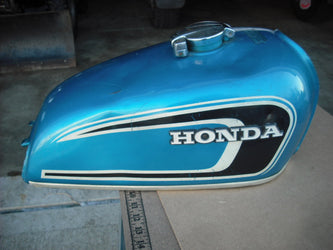 Honda CB360T Gas Tank Candy Rivera Blue 3766