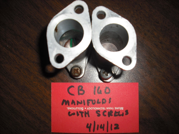 Honda CB160 CL160 Carburetor Manifold Pair