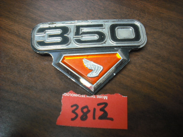 Honda CB350 CL350 K4 Right Sidecover Badge 3813