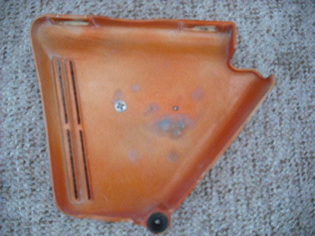 Honda CB360 Sidecover Pair Candy Topaz Orange