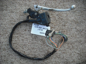 Honda CB400 Hawk Left Switch and lever sku 3830