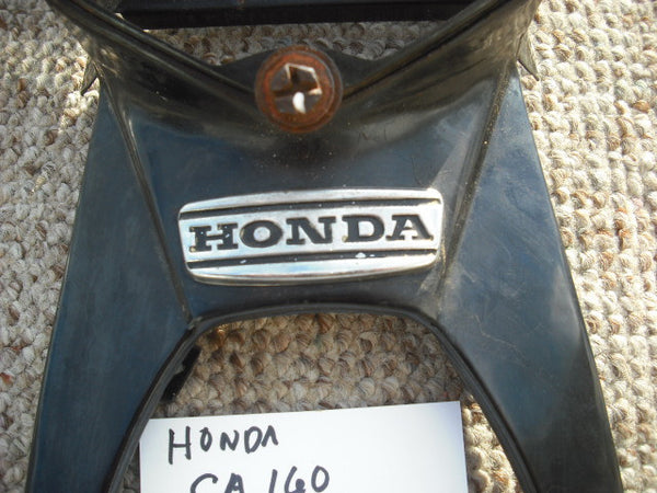 Honda CA160 Dream Headlight Shell Black sku 3827