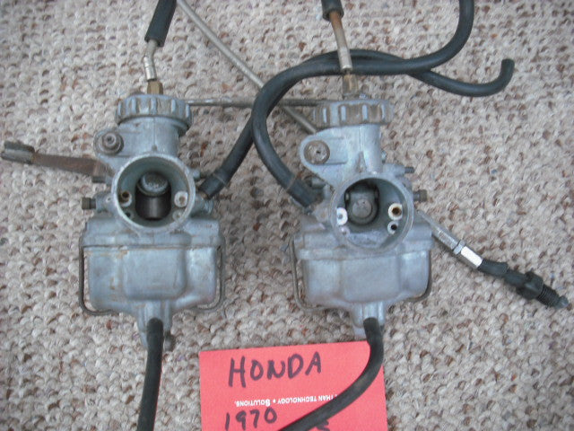 Sold Honda 1970 CL175 Carburetor Pair