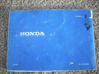 Honda ATC110 Owners Manual sku1484