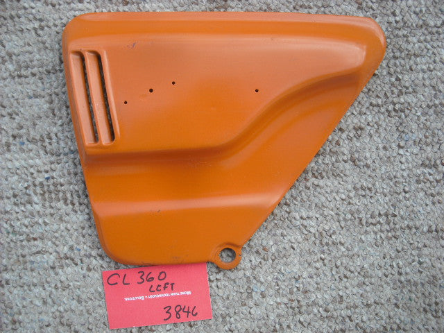 Honda CL360 Sidecover  left Orange 3846