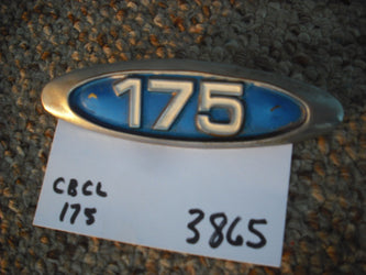 Sold  Honda CL175K3  blue s cover badge