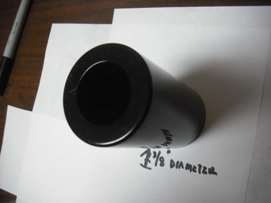 Honda NOS Black Metal Fork Cover 3858