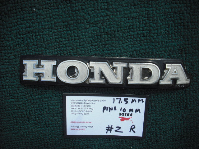 Honda CB Gas Tank Badge 1142