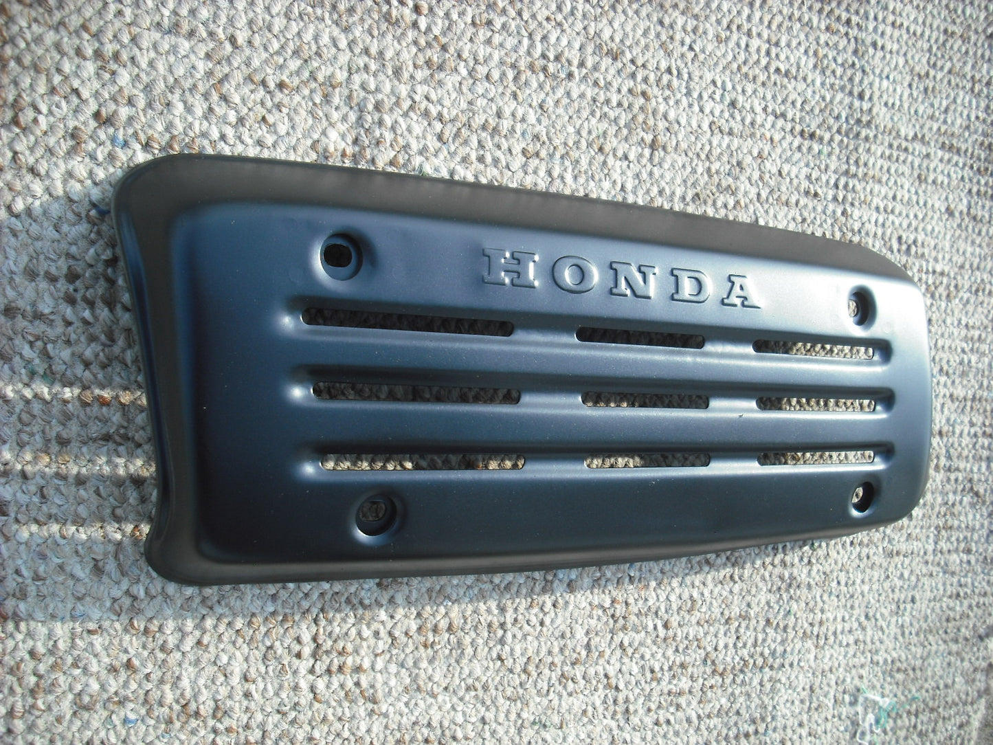 Honda CL350K0 Black Painted Exhaust Shield