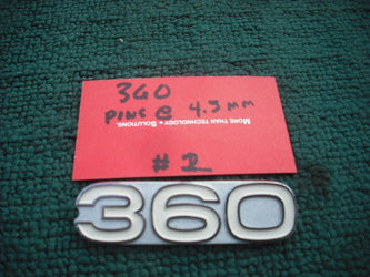 Yamaha 360 badge #2 3872