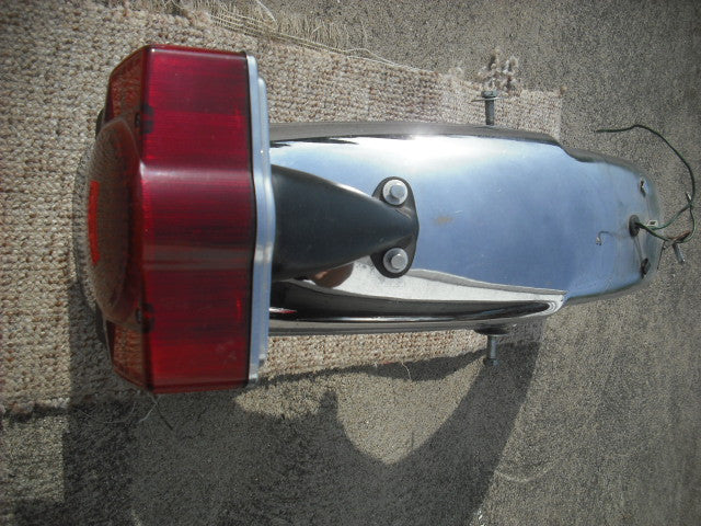 Honda CL450 1973 Rear Fender Complete with Tail Light