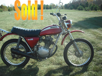 Honda 1971 SL100 K1 Cannot be ordered online