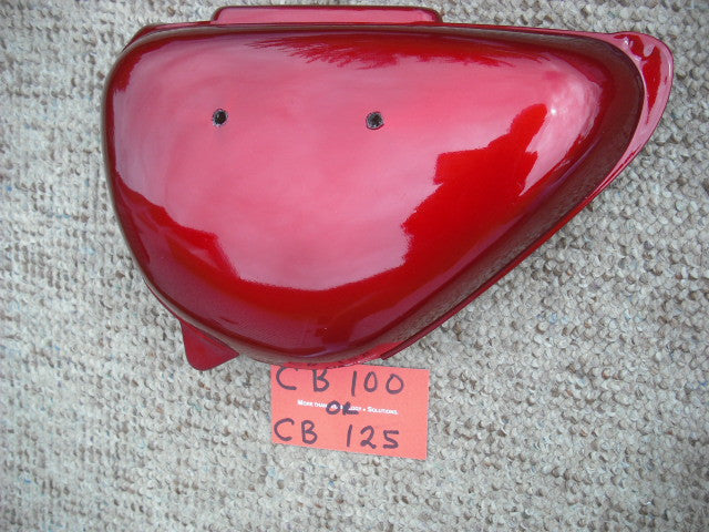 Honda CB100 or CB 125 New Red Left Sidecover 4037