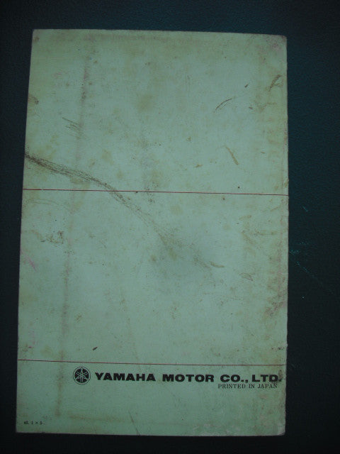 Yamaha 180  YCSI Manual 3919