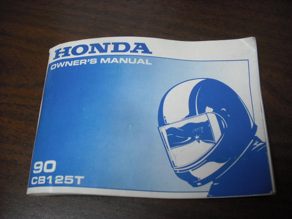 Honda CB125T Owners Manual sku 3889
