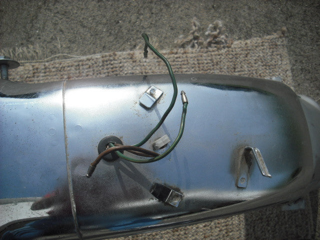 Honda CL450 1973 Rear Fender Complete with Tail Light