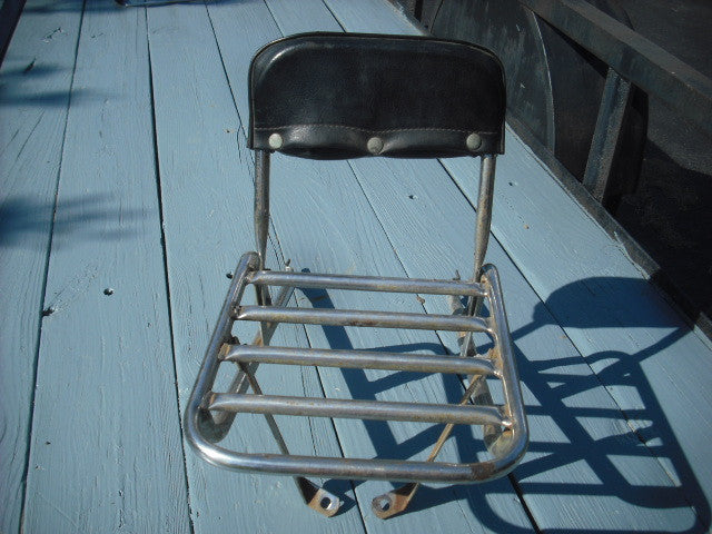Honda CB350 CL350 Luggage Rack with back rest