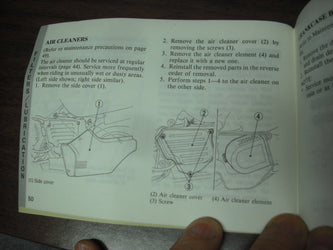 Honda CB125T Owners Manual sku 3889