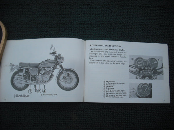 Honda CB750 1976 Owners Manual