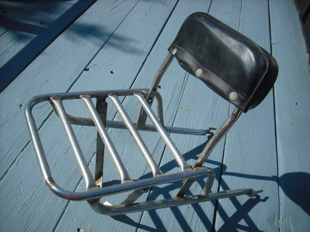 Honda CB350 CL350 Luggage Rack with back rest