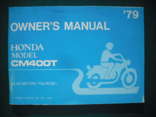 Honda CM400T  1979 Manual 3940