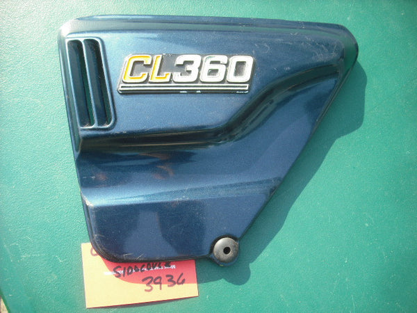 Honda CL360 Blue left sidecover sku 3936